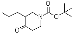 structure of CAS# 277298-22-3, 2-Methyl-2-Propanyl 4-Oxo-3-Propyl-1-Piperidinecarboxylate;1-BOC-3-PROPYL-PIPERIDIN-4-ONE;1-Piperid<wbr>inecarbox<wbr>ylic acid<wbr>, 4-oxo-3<wbr>-propyl-,<wbr> 1,1-dime<wbr>thylethyl<wbr> ester;1-PIPERID<wbr>INECARBOX<wbr>YLICACID,<wbr> 4-OXO-3-<wbr>PROPYL-, <wbr>1,1-DIMET<wbr>HYLETHYL <wbr>ESTER, (3<wbr>R)-