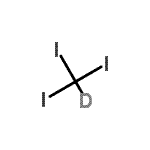 structure of CAS# 2787-27-1, Triiodo(<Sup>2</Sup>H)Methane;<2H>-triiodomethane;Iodoform-d;Triiodomethane-d