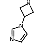 结构式 CAS# 278789-06-3, 1-(3-氮杂环丁基)-1H-咪唑