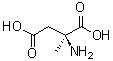 结构式 CAS# 2792-66-7, 2-甲基天冬氨酸