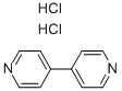 structure of CAS# 27926-72-3, 4,4'-Bipyridyl Dihydrochloride;4-(4-Pyridyl)Pyridine Dihydrochloride;4,4'-Bipyridinium Dichloride