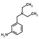 结构式 CAS# 27958-97-0, 3-[(二乙基氨基)甲基]苯胺