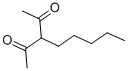 结构式 CAS# 27970-50-9, 3-正戊基-2,4-戊烷二酮