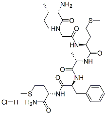 CAS#: 2807-80-9， L-Alanyl-L-phenylalanyl-L-isoleucylglycyl-L-methionyl-Methioninamide hydrochloride