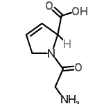 CAS#: 281670-30-2， 1-Glycyl-2,5-Dihydro-1H-Pyrrole-2-Carboxylic Acid