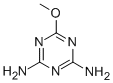structure of CAS# 2827-45-4, 6-Methoxy-1,3,5-Triazine-2,4-Diamine;(4-Amino-6-Methoxy-S-Triazin-2-Yl)Amine;S-Triazine, 2,4-Diamino-6-Methoxy-;S-Triazine, 4,6-Diamino-2-Methoxy-