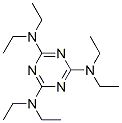 CAS 登录号：2827-49-8， N2,N2,N4,N4,N6,N6-六乙基-1,3,5-三嗪-2,4,6-三胺