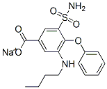CAS#: 28434-74-4， Sodium 3-(Aminosulphonyl)-5-(Butylamino)-4-Phenoxybenzoate