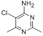 structure of CAS# 2858-20-0, 5-Chloro-2,6-Dimethyl-4-Pyrimidinamine;5-Chloro-2,6-Dimethyl-Pyrimidin-4-Amine;5-Chloro-2,6-Dimethyl-4-Pyrimidinamine;(5-Chloro-2,6-Dimethyl-Pyrimidin-4-Yl)Amine