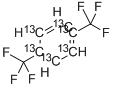 structure of CAS# 286013-13-6, 1,4-Bis(Trifluoromethyl)Benzene-Ring-13C6
