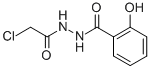 结构式 CAS# 28669-13-8, 2-羟基-苯甲酸 N'-(2-氯-乙酰基)-酰肼