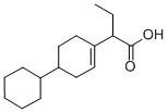 CAS#: 28673-54-3， 4-Cyclohexyl-alpha-Ethyl-1-Cyclohexene-1-Acetic Acid