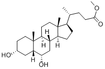 structure of CAS# 2868-48-6, Hyodeoxycholic Acid Methyl Ester;(4R)-4-[(3R,5R,6S,8S,9S,10R,13R,14S,17R)-3,6-Dihydroxy-10,13-Dimethyl-2,3,4,5,6,7,8,9,11,12,14,15,16,17-Tetradecahydro-1H-Cyclopenta[A]Phenanthren-17-Yl]Pentanoic Acid Methyl Ester;(4R)-4-[(3R,5R,6S,8S,9S,10R,13R,14S,17R)-3,6-Dihydroxy-10,13-Dimethyl-2,3,4,5,6,7,8,9,11,12,14,15,16,17-Tetradecahydro-1H-Cyclopenta[A]Phenanthren-17-Yl]Valeric Acid Methyl Ester;H2517_Sigma