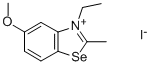 CAS#: 2870-38-4， 3-Ethyl-5-Methoxy-2-Methyl-Benzoselenazolium Iodide (1:1)
