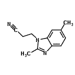 CAS#: 28739-48-2， 3-(2,6-Dimethyl-1H-Benzimidazol-1-Yl)Propanenitrile
