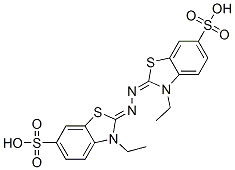CAS#: 28752-68-3， 2,2'-(1,2-Hydrazinediylidene)Bis[3-Ethyl-2,3-Dihydro-6-Benzothiazolesulfonic acid