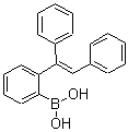structure of CAS# 288105-04-4, 2-Diphenylvinyl)Phenylboronic Acid;4-(2,2-Diphenylvinyl)Phenylboronic Acid ,98%;2-Diphenylvinyl)Phenylboronic Acid