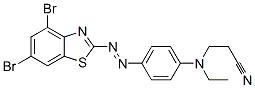 CAS#: 28824-41-1， 3-[[4-[(4,6-Dibromo-2-Benzothiazolyl) Azo]Phenyl]Ethylamino]-Propanenitrile