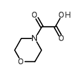 结构式 CAS# 28911-34-4, 4-吗啉基(氧代)乙酸