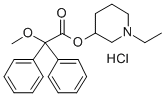 CAS#: 2909-87-7， 2,2-Diphenyl-2-Methoxyacetic Acid (1-Ethyl-3-Piperidyl) Ester Hydrochloride