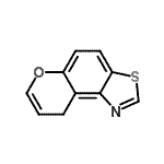 CAS 登录号：29152-19-0， 9H-苯并吡喃并[5,6-d][1,3]噻唑