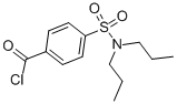 structure of CAS# 29171-72-0, 4-[(Dipropylamino)Sulfonyl]-Benzoyl Chloride;4-[(Dipropylamino)Sulfonyl]Benzene-1-Carbonyl Chloride, Tech.;4-[(DIPROPYLAMINO)SULFONYL]BENZENE-1-CARBONYL CHLORIDE;4-(Di-N-Propylsulfamoyl)Benzoyl Chloride, 96%