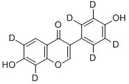 CAS#: 291759-05-2， Daidzein-D6