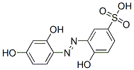 CAS 登录号：2918-80-1， 3-(2,4-二羟基苯基偶氮)-4-羟基苯磺酸