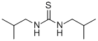 structure of CAS# 29214-81-1, N,N'-Bis(2-Methylpropyl)-Thiourea;1,3-Diisobutylthiourea;0-04-00-00169 (Beilstein Handbook Reference);1,3-(Diisobutyl)Thiourea