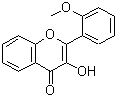 结构式 CAS# 29219-03-2, 3-羟基-2-(2-甲氧基苯基)-4H-苯并吡喃-4-酮