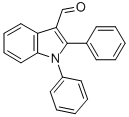 structure of CAS# 29329-99-5, 1,2-Diphenyl-1H-Indole-3-Carboxaldehyde;1,2-Di(Phenyl)-3-Indolecarboxaldehyde;Oprea1_868105;Oprea1_871443