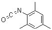 structure of CAS# 2958-62-5, 2-Isocyanato-1,3,5-Trimethylbenzene;1-Isocyanato-2,4,6-trimethyl-benzene;2,4,6-TRIMETHYLPHENYLISOCYANATE;2-Isocyanato-1,3,5-trimethyl-benzene