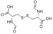 结构式 CAS# 29581-98-4, N,N'-二甲酰基-L-胱氨酸