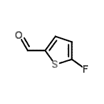 structure of CAS# 29669-49-6, 5-Fluoro-2-Thiophenecarbaldehyde;5-fluorothiophene-2-carbaldehyde;5-Fluorothiophene-2-carboxaldehyde