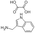 structure of CAS# 296775-93-4, 3-(Aminomethyl)Indole Oxalate;1H-Indol-3-Ylmethylammonium;Zinc00152322