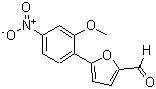 structure of CAS# 299202-82-7, 5-(2-Methoxy-4-Nitrophenyl)-2-Furaldehyde;2-furancarboxaldehyde, 5-(2-methoxy-4-nitrophenyl);5-(2-methoxy-4-nitrophenyl)furan-2-carbaldehyde;5-(2-Methoxy-4-nitro-phenyl)-furan-2-carbaldehyde