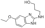 structure of CAS# 301163-46-2, 3-(5-Ethoxy-1H-Benzoimidazol-2-Ylamino)-Propan-1-Ol;Cbkinase1_012820;Mls000526331;Smr000116805