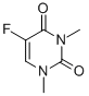 structure of CAS# 3013-92-1, 5-Fluoro-1,3-Dimethyluracil;5-Fluoro-1,3-Dimethyl-Pyrimidine-2,4-Dione;5-Fluoro-1,3-Dimethyl-Pyrimidine-2,4-Quinone;1,3-Dimethyl-5-Fluorouracil