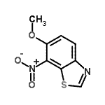 CAS#: 30132-83-3， 6-Methoxy-7-Nitro-1,3-Benzothiazole