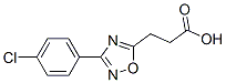 structure of CAS# 30149-93-0, 3-(4-Chlorophenyl)-1,2,4-Oxadiazole-5-Propanoicacid;3-[3-(4-Chlorophenyl)-1,2,4-Oxadiazol-5-Yl]Propionate;Zinc00058347