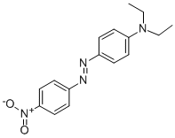 结构式 CAS# 3025-52-3, N,N-二乙基-4-(4-硝基苯基)偶氮苯胺