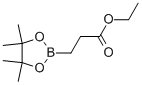 structure of CAS# 302577-73-7, Ethyl 3-(4,4,5,5-Tetramethyl-[1,3,2]Dioxaborolan-2-Yl) Propionate;Ethyl 3-(4,4,5,5-Tetramethyl-[1,3,2]Dioxaborolan-2-Yl) Proprionate;Ethyl 3-(4,4,5,5-Tetramethyl-[1,3,2]Dioxaborolan-2-Yl) Propionate;2-(Ethoxycarbonyl)Ethylboronic Acid,Pinacol Ester