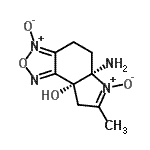 CAS#: 302776-79-0， (5aR,8aR)-5a-Amino-7-methyl-4,5,5a,8-tetrahydro-8aH-[1,2,5]oxadiazolo[3,4-e]indol-8a-ol 3,6-dioxide