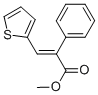structure of CAS# 30302-64-8, Methyl 2-Phenyl-3-(2-Thienyl)Acrylate;METHYL (E)-2-PHENYL-3-(2-THIENYL)-2-PROPENOATE;METHYL 2-PHENYL-3-(2-THIENYL)ACRYLATE