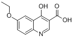 structure of CAS# 303121-10-0, 6-Ethoxy-4-Hydroxy-Quinoline-3-Carboxylic Acid;6-ETHOXY-4-HYDROXY-QUINOLINE-3-CARBOXYLIC ACID