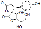 CAS#: 30358-74-8， (4S,6R,7R)-7-[(1S)-1,2-Dihydroxyethyl]-6-Hydroxy-4-(4-Hydroxyphenyl)-1,8-Dioxaspiro[4.4]Nonane-2,9-Dione