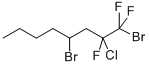 structure of CAS# 30428-47-8, 1,4-Dibromo-2-Chloro-1,1,2-Trifluorooctane;1,4-DIBROMO-2-CHLORO-1,1,2-TRIFLUOROOCTANE;2-CHLORO-1,4-DIBROMO-1,1,2-TRIFLUOROOCTANE