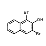 CAS 登录号：30478-89-8， 1,3-二溴-2-萘酚