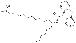 CAS#: 30536-60-8， (+-)-12-(9-Anthroyloxy)Stearic Acid