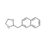 structure of CAS# 305861-54-5, 2-(2-Naphthylmethyl)-1,3-Dioxolane;2-(1,3-Dioxolan-2-ylmethyl)naphthalene